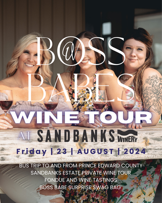 OVBB x Sandbanks Wine Tour - Bus Trip Option #1